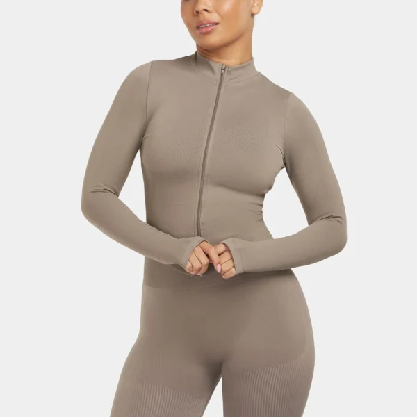 Sculpt Shapewear Jacket | Khaki