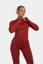 Sculpt Shapewear Jacket | Cherry Spice - Image 2