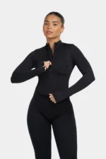 Sculpt Shapewear Jacket | Pure Black - Image 3