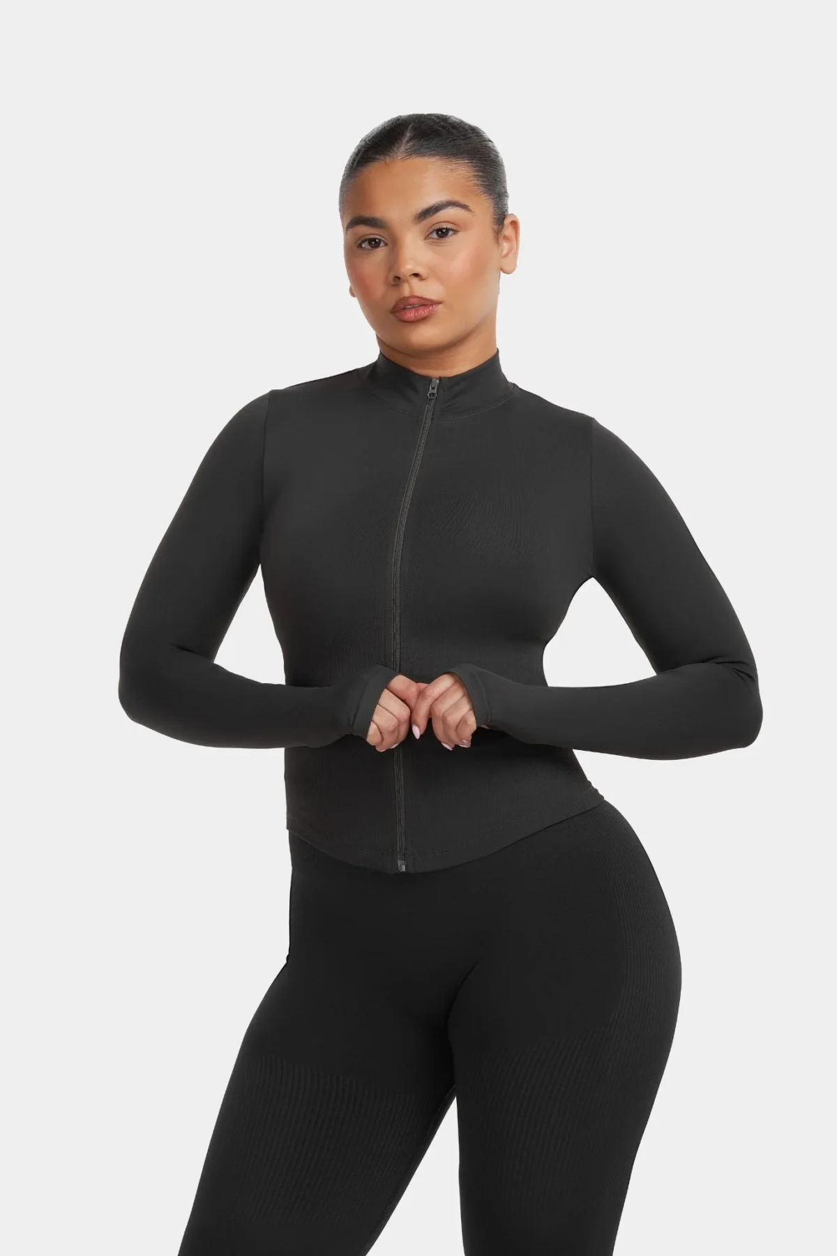 Sculpt Shapewear Jacket | Charcoal Grey - Image 3