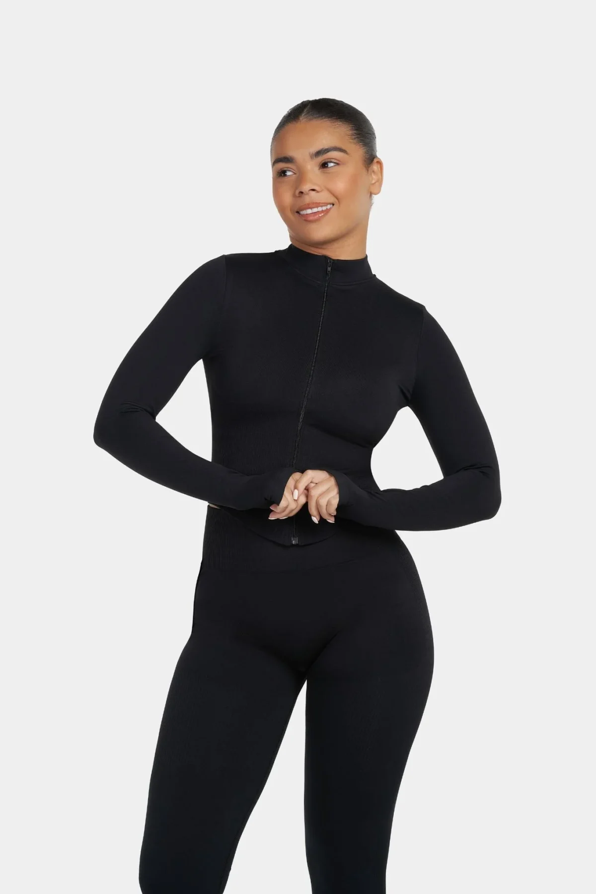 Sculpt Shapewear Jacket | Pure Black - Image 1