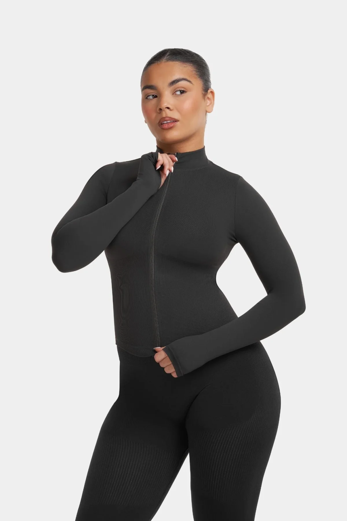 Sculpt Shapewear Jacket | Charcoal Grey - Image 1
