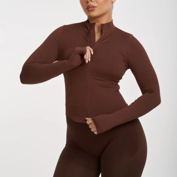 Sculpt Shapewear Jacket | Bourbon Brown