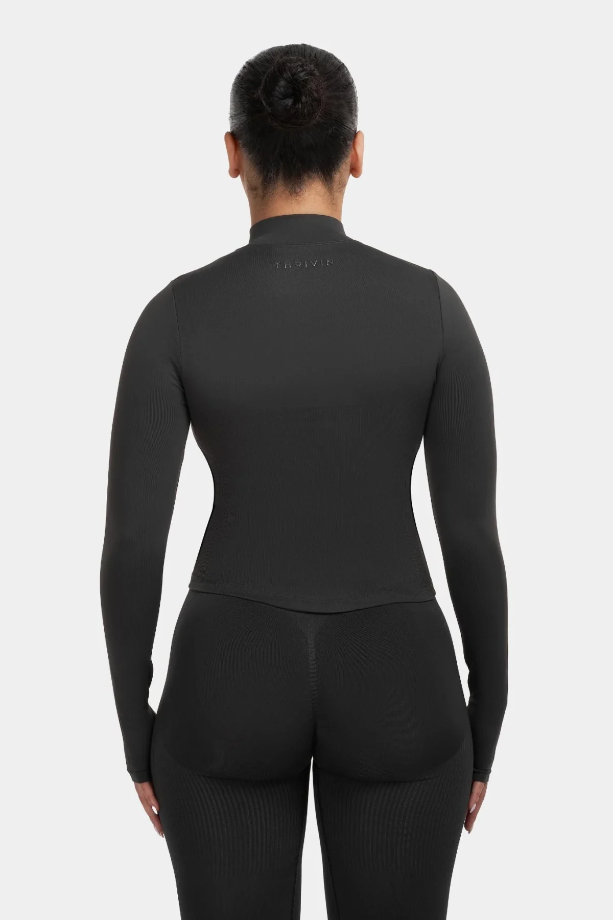 Sculpt Shapewear Jacket | Charcoal Grey - Image 4