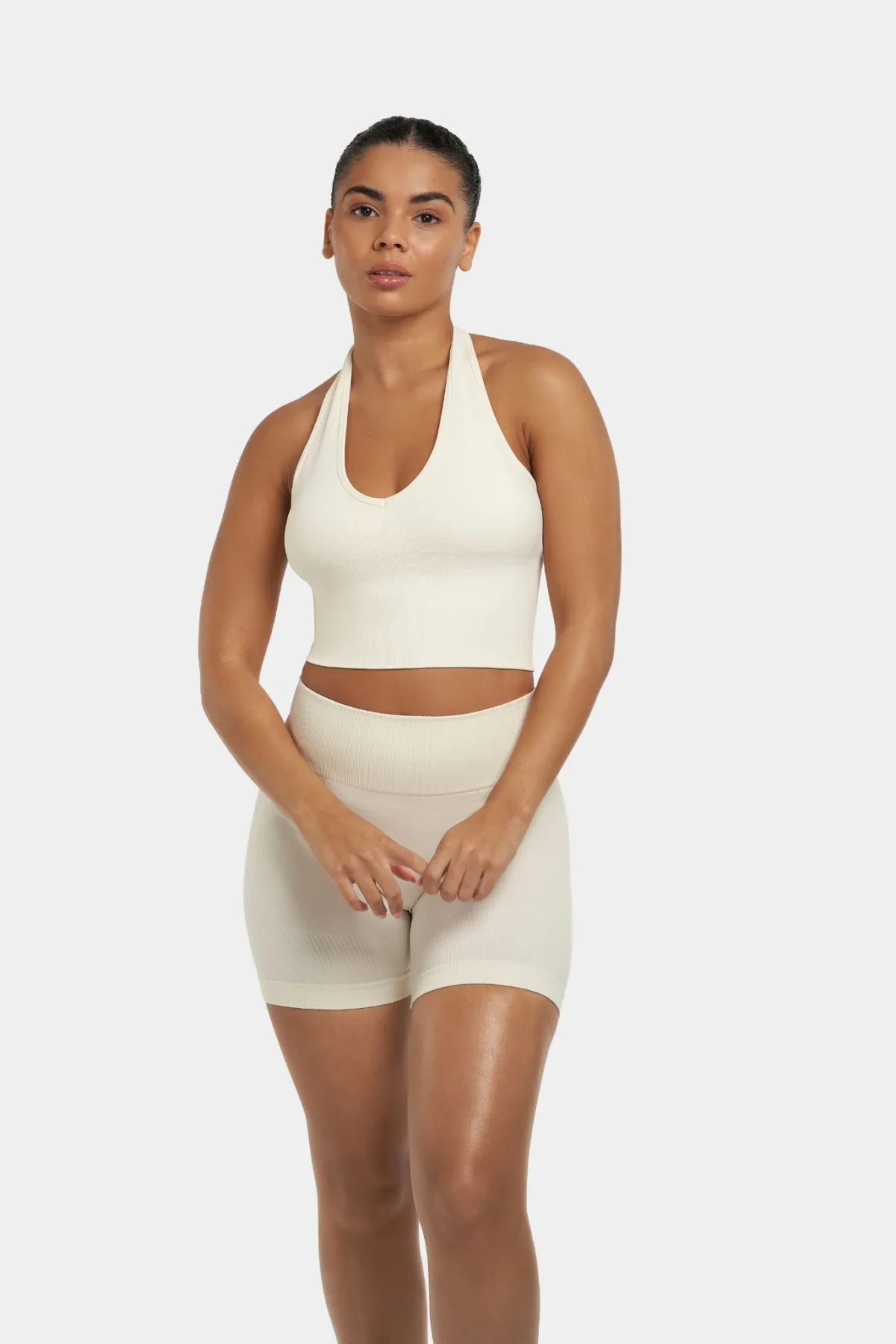Seamless Sculpt Contour Shorts | Off-White - Image 4