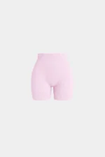 Seamless Sculpt Ribbed Contour Shorts | Pink - Image 6