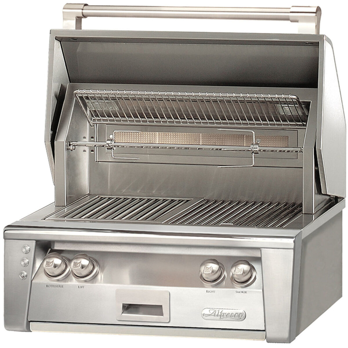 Alfresco ALXE 30-Inch Built-In Gas Grill with Sear Zone Burner & Rotisserie - ALXE-30SZ-NG/LP - Image 1