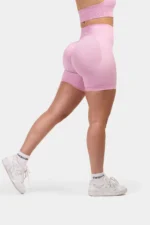 Seamless Sculpt Ribbed Contour Shorts | Pink